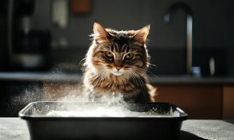 Litière sans poussière : le choix santé pour votre chat… et pour vous !