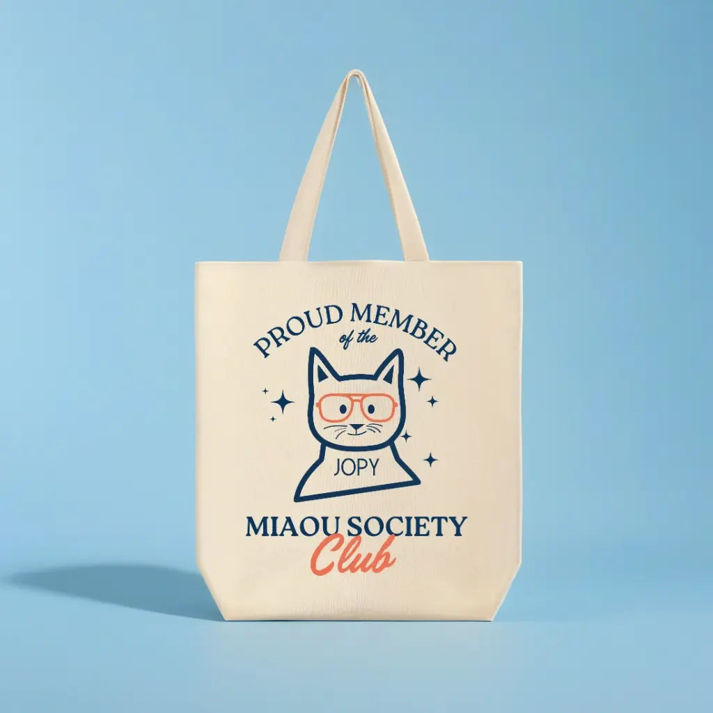 Tote Bag Jopy Miaou Society Club