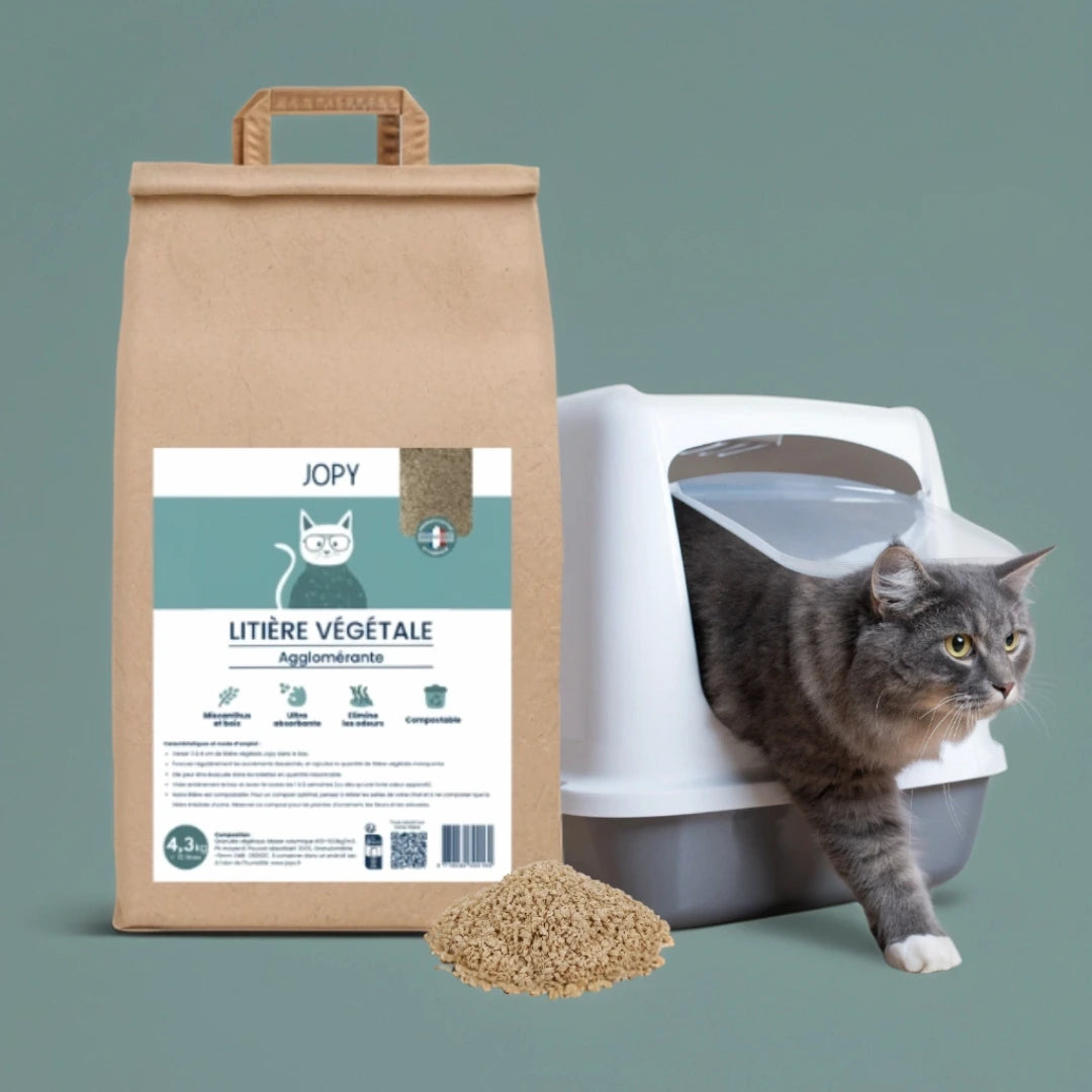 Litière Végétale Chat – Agglomérante