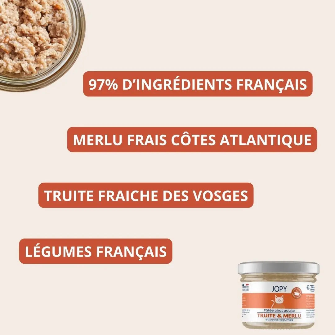 Pâtée Chat à la Truite
