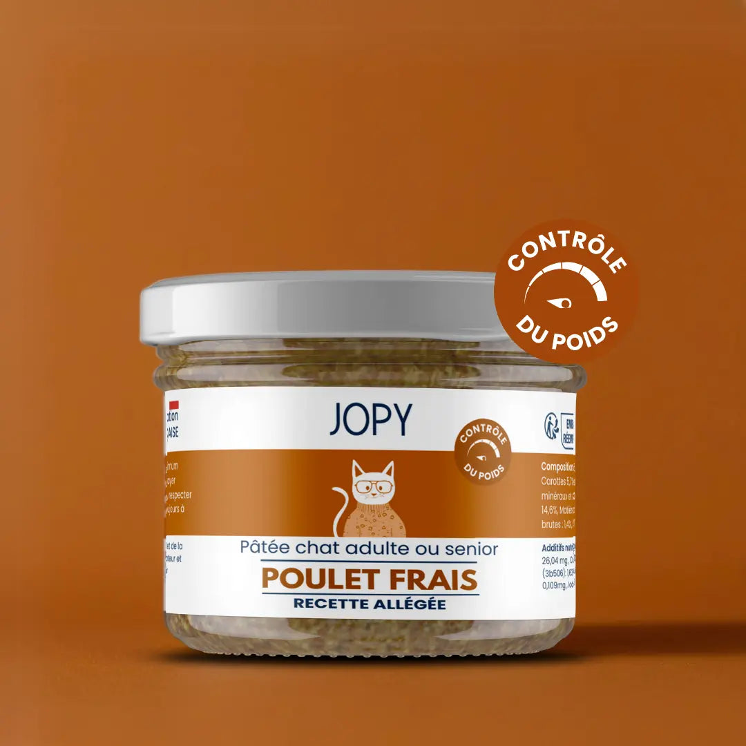Pâtée Allégée Chat au Poulet